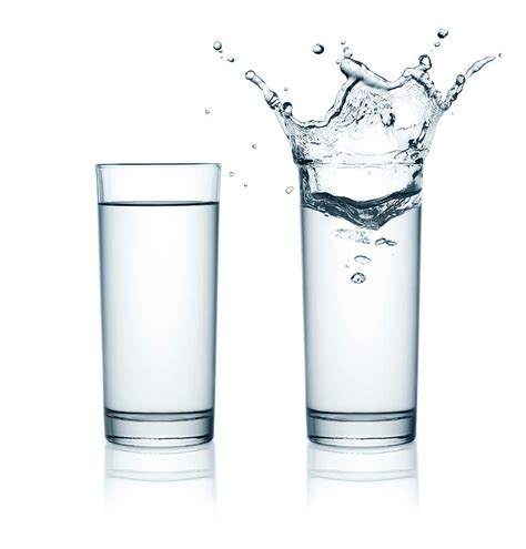 water inside glass